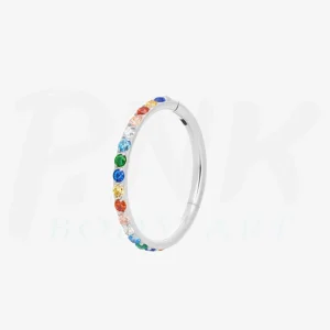 Argola Zirconias Color