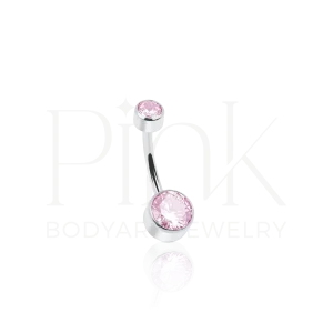 Bananabell Zirconia Redonda Baby Pink RI