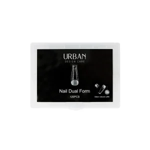 Caixa Nail Dual Form Natural Coffin 120 uni.