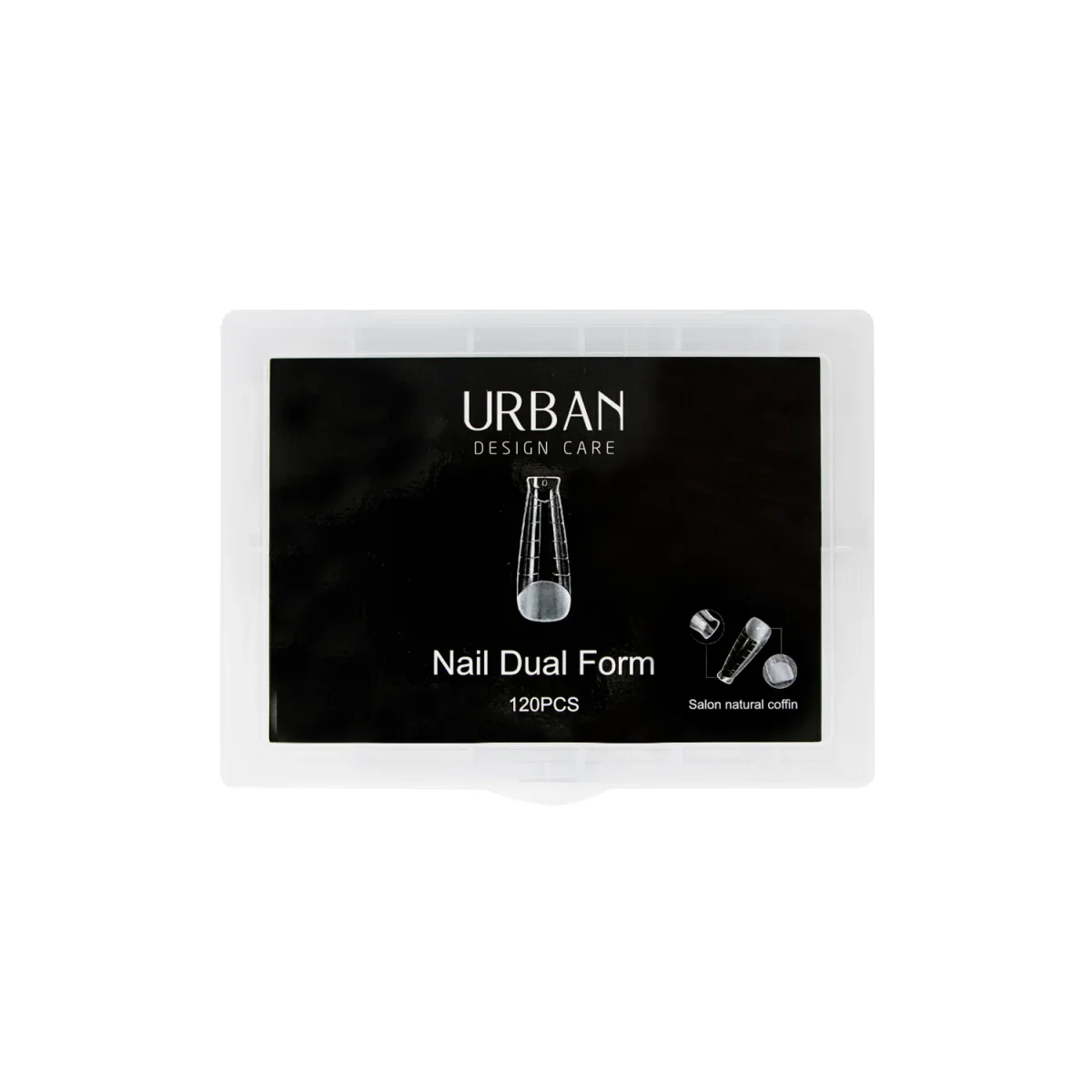 Caixa Nail Dual Form Natural Coffin 120 uni. - Image 2