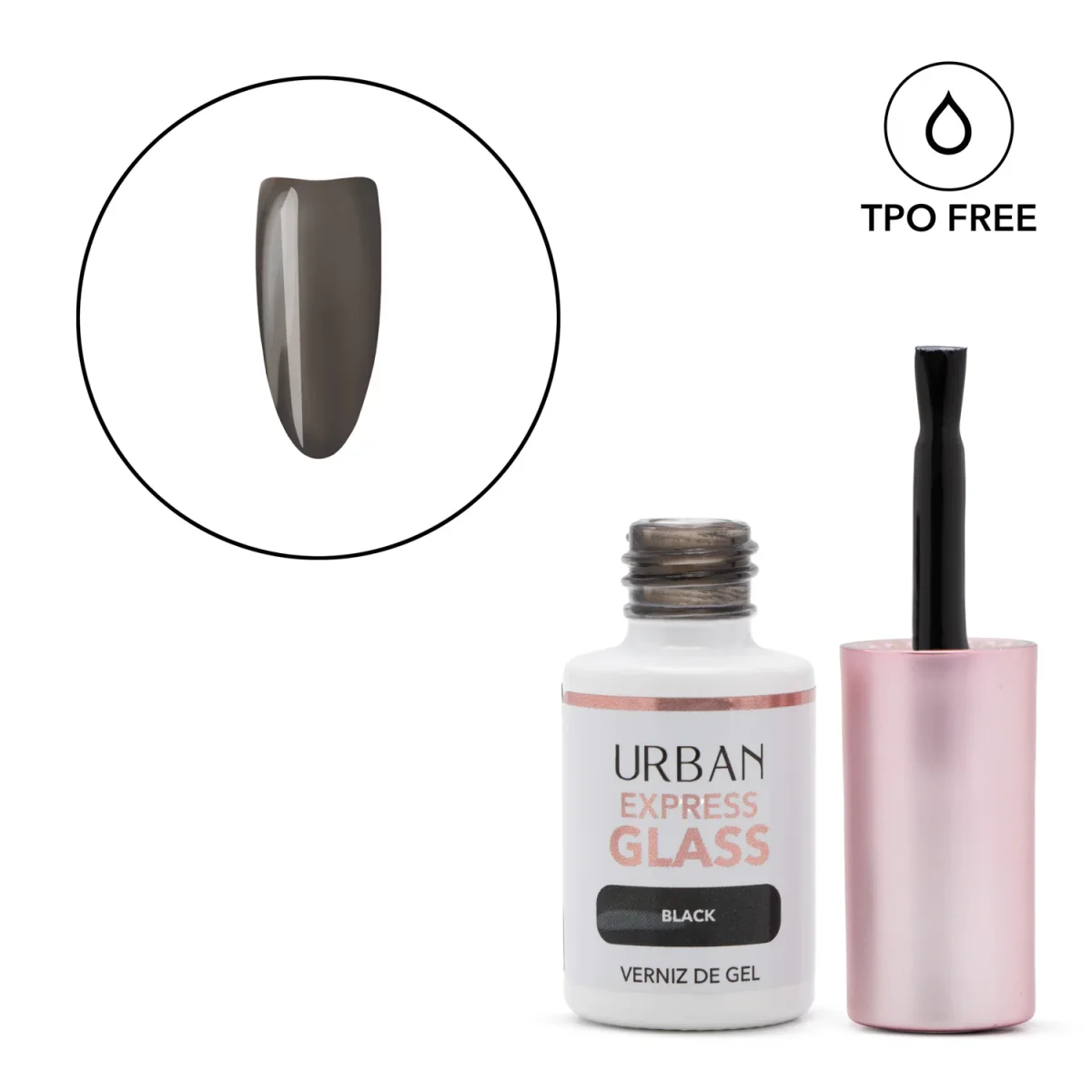 Verniz Gel Express Glass Black 6ml - Image 2