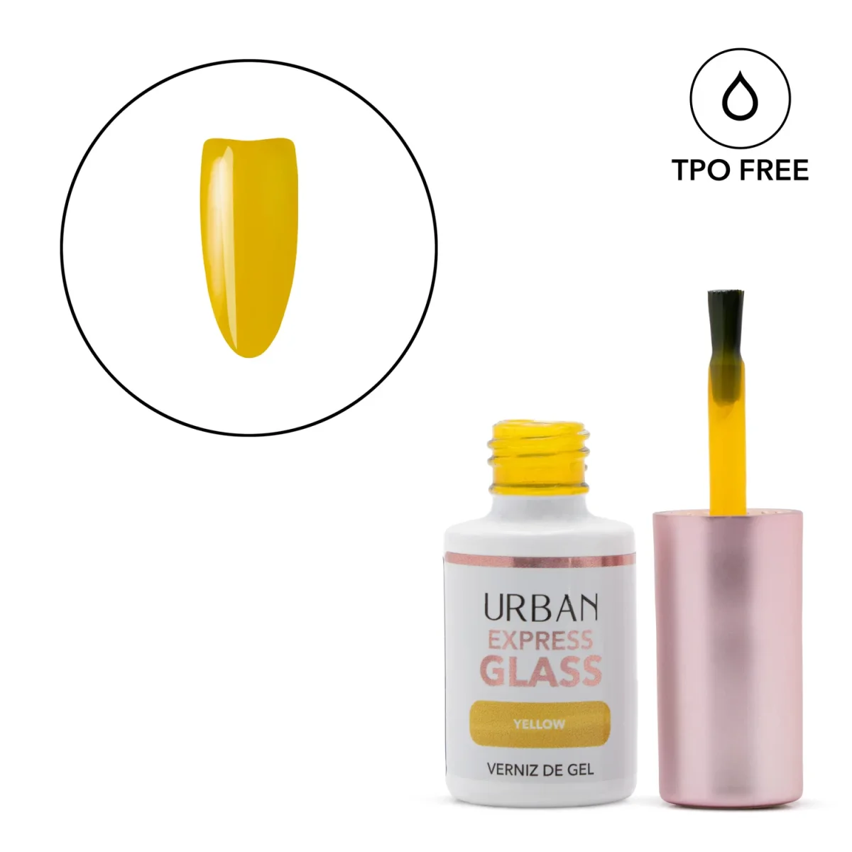Verniz Gel Express Glass Yellow 6ml - Image 2