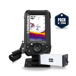Pack sonda Lowrance Eagle 4x com transdutor + bateria e carregador
