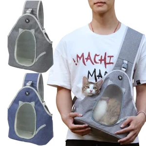 Mala de Transporte Portátil para Gatos e Cães Pequenos