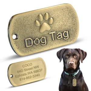 Medalha de Identificação Personalizada