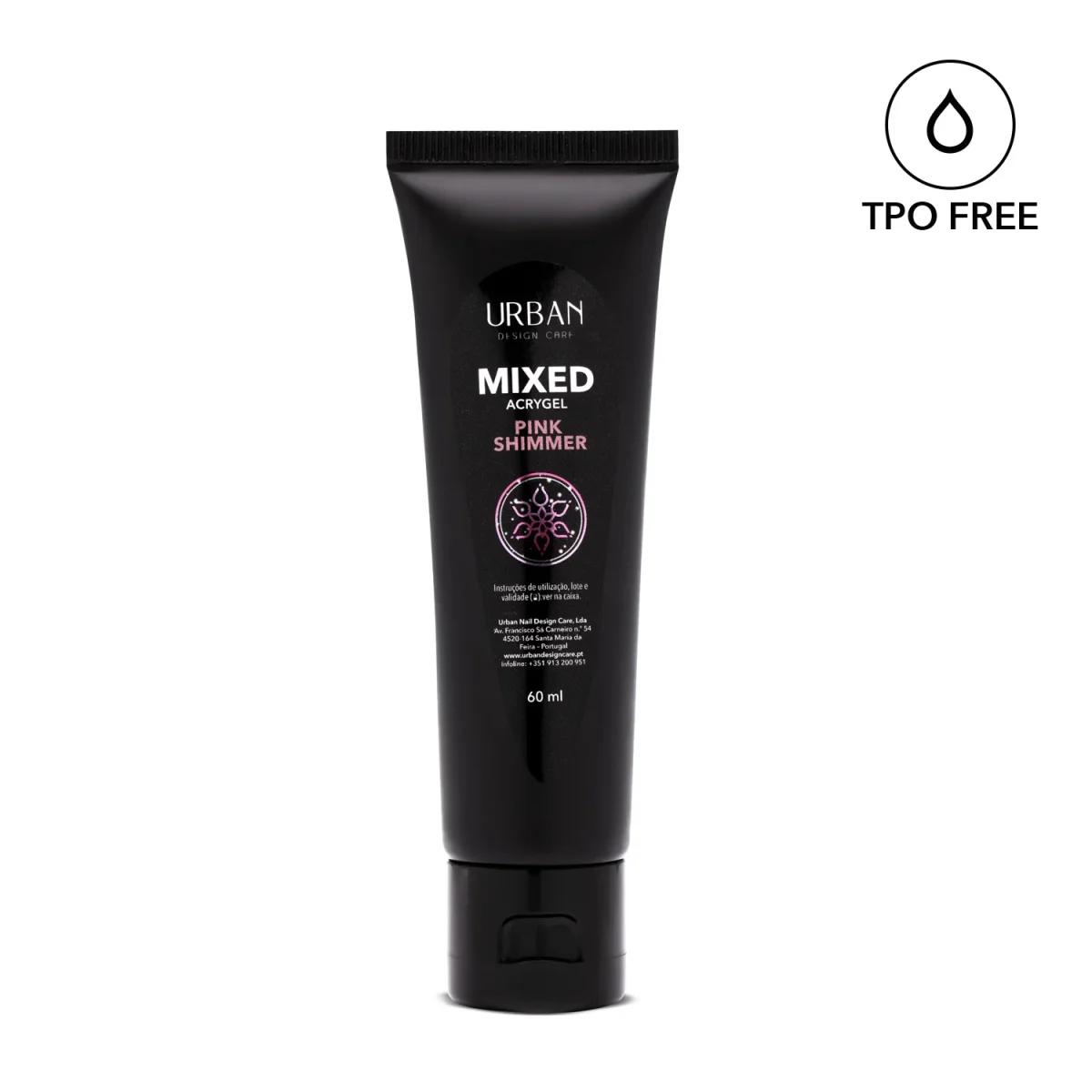 Mixed Acrygel Pink Shimmer 60ml