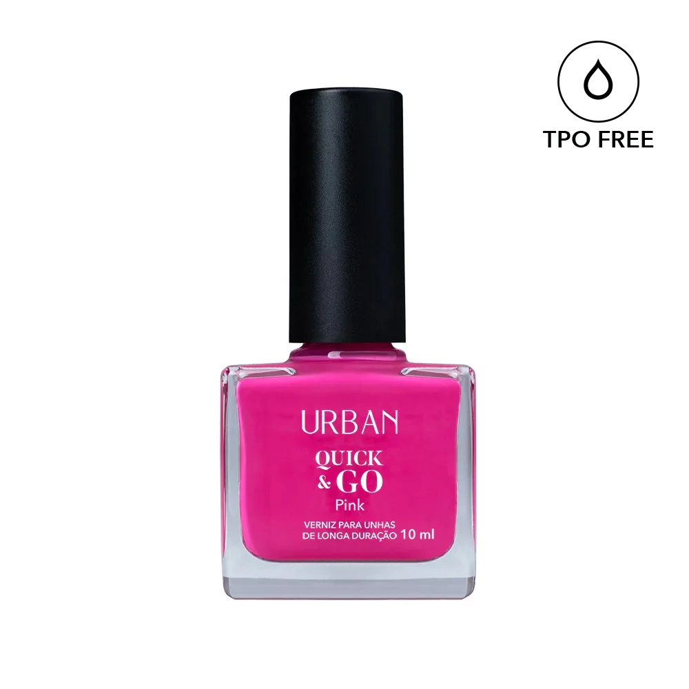 Verniz para Unhas Quick & GO Pink 10ml