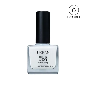 Verniz para Unhas Quick & GO White Milky 10ml