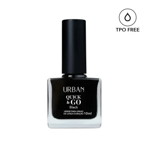 Verniz para Unhas Quick & GO Black 10ml