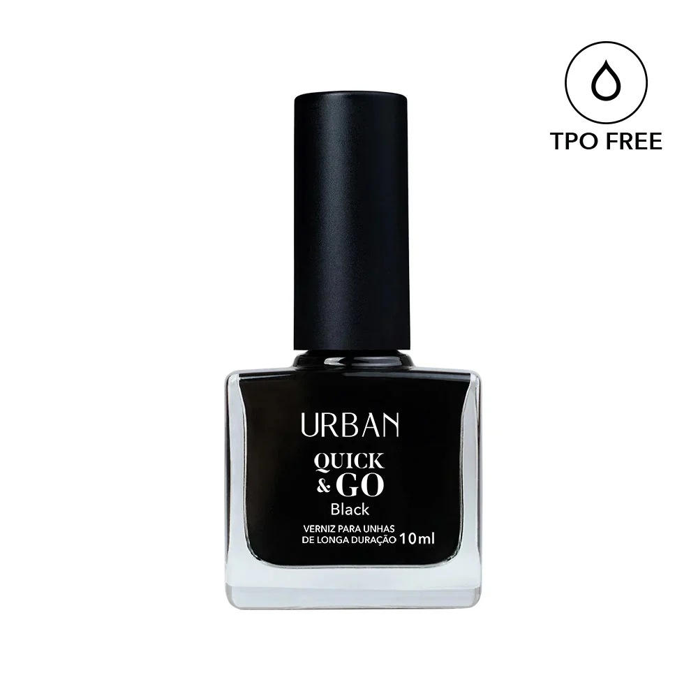 Verniz para Unhas Quick & GO Black 10ml