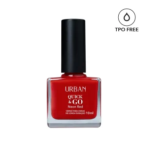 Verniz para Unhas Quick & GO Neon Red 10ml