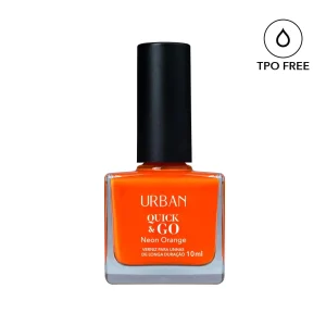 Verniz para Unhas Quick & GO Neon Orange 10ml
