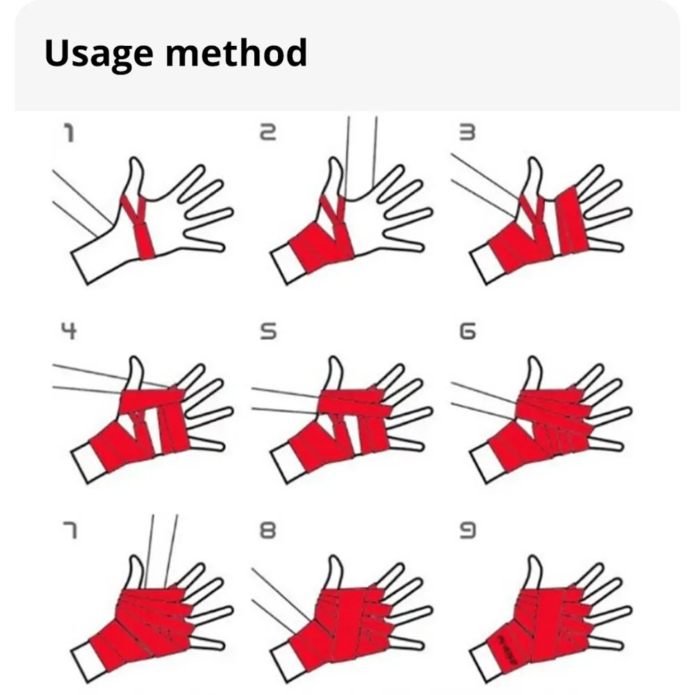 Bandagens de Algodão para Boxe 3M / 5M - Image 4