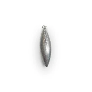 Chumbada para embarcada 100gr c/ argola inox e destorcedor